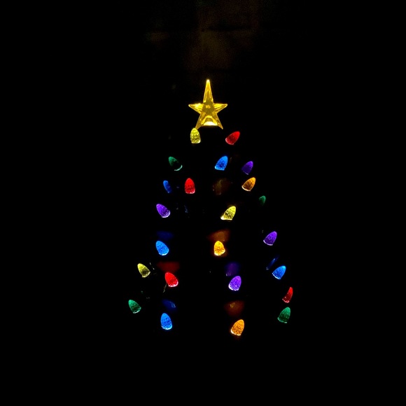 Mr. Christmas 12” Pink Ceramic LED Nostalgic Tree - Picture 5 of 5